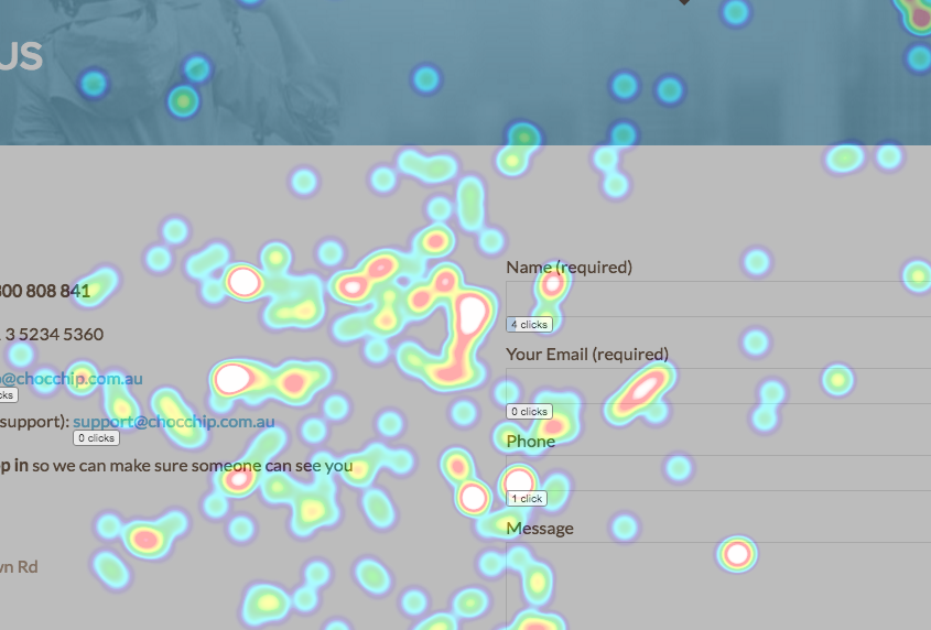 Website Heat Map